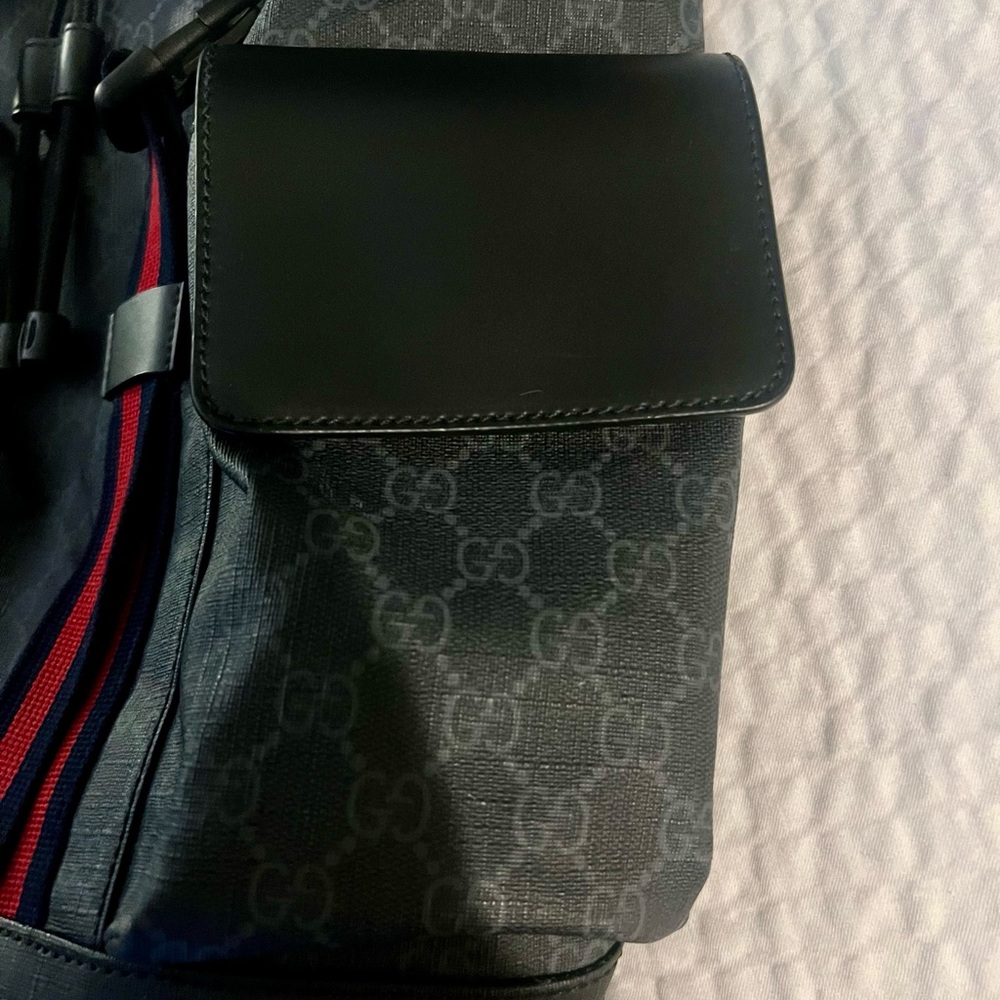 Gucci GG supreme mens backpack 100% Authentic, No Damage, Dust Bag, No box - Picture 7 of 14